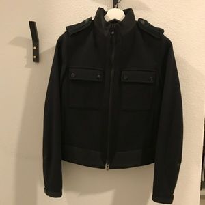 Rag and Bone wool short jacket in black